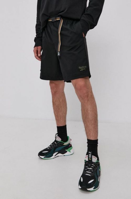 Šortky Reebok Classic pánske, čierna farba