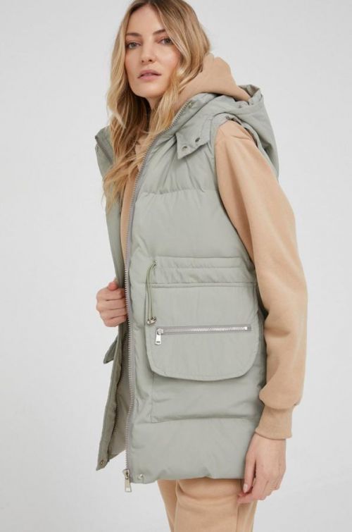 Vesta Answear Lab dámsky, zelená farba, zimný