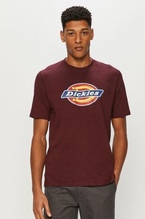 Tričko Dickies bordová farba