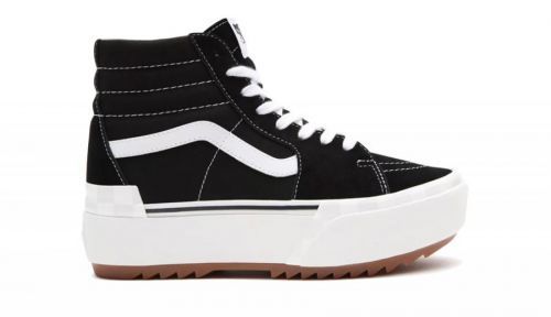 Vans Suede/Canvas Sk8-Hi Stacked čierne VN0A4BTW5ZN