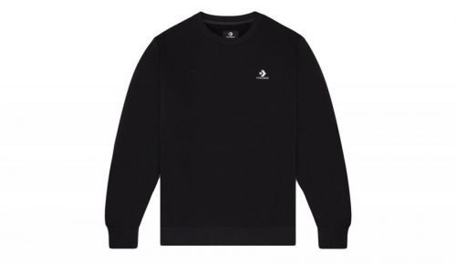 Converse Embroidered Star Chevron Fleece Crew čierne 10019924-A01