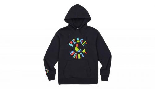 Converse Peace & Unity Recycled Pullover Hoodie čierne 10022298-A01