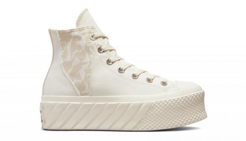 Converse Chuck Taylor All Star Lift 2X Platform We Are Stronger Together biele A01732C