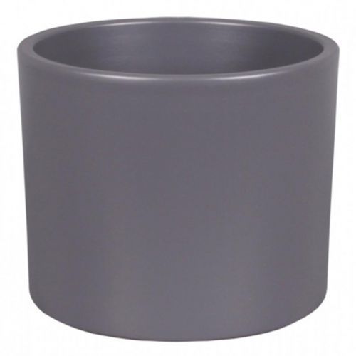 Obal na květník ZEUS PALETE keramický tmavě šedý matný 15cm