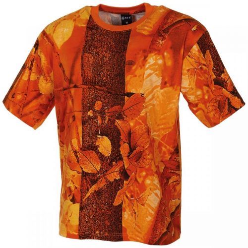 Tričko s krátkym rukávom MFH Hunter - hunter-orange, 3XL