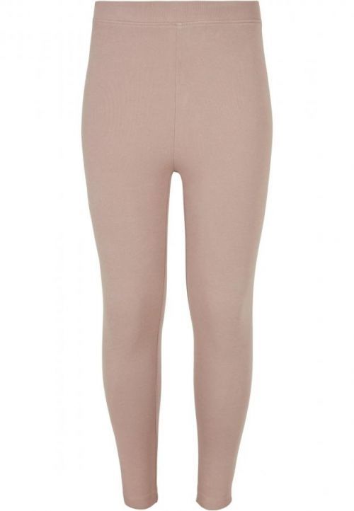 Urban Classics Girls High Waist Jersey Leggings duskrose - 110/116