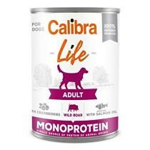 Calibra Dog Life  konz.Adult Wild boar with cran. 400g 5 + 1 zadarmo (do vypredania)