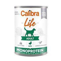 Calibra Dog Life  konz.Adult Duck with rice 400g 5 + 1 zadarmo (do vypredania)