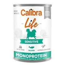 Calibra Dog Life  konz.Sensitive Salmon with rice 400g 5 + 1 zadarmo (do vypredania)