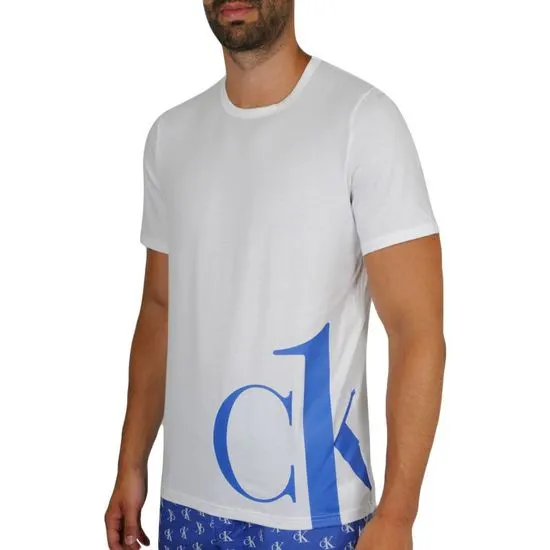 Pánske tričko NM1904E - C66 Kráľovská modrá - Calvin Klein M kráľovská modrá