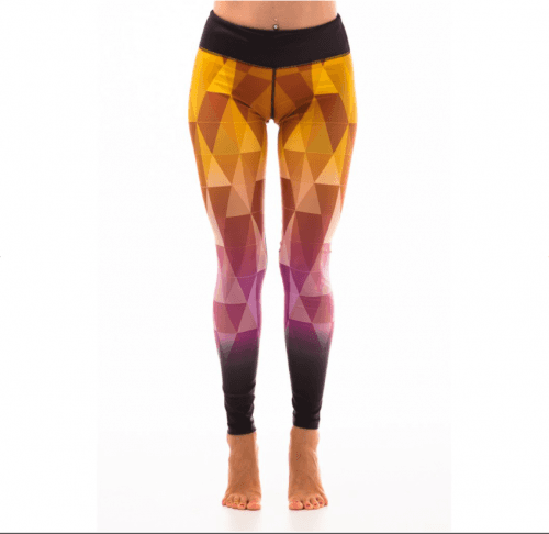 Dámské fitness legíny Six Deuce Nefertari SD-3850-YEPI - Litexo S