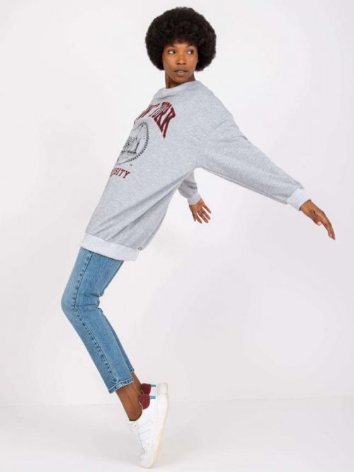 Blúzka-FA-BL-7679.32P-svetlo šedá jedna veľkosť