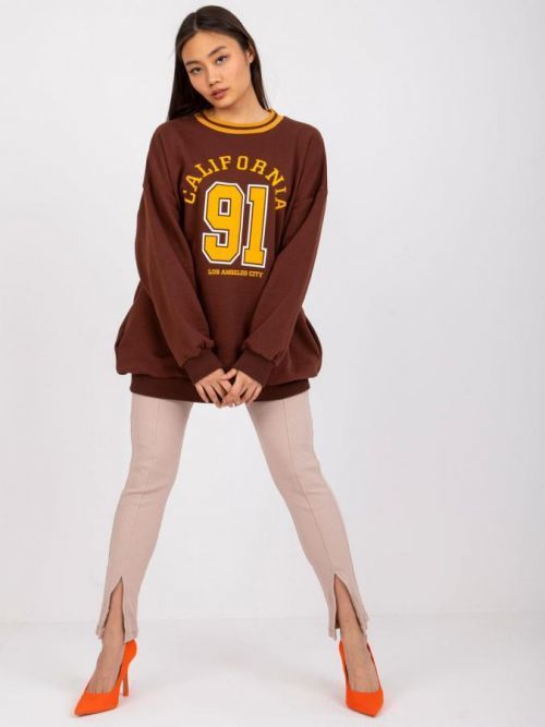 Bluza-FA-BL-7650.40-brązowy jedna veľkosť