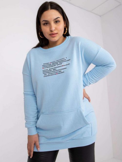 Bluza-RV-BL-7124.01-jasny niebieski jedna veľkosť
