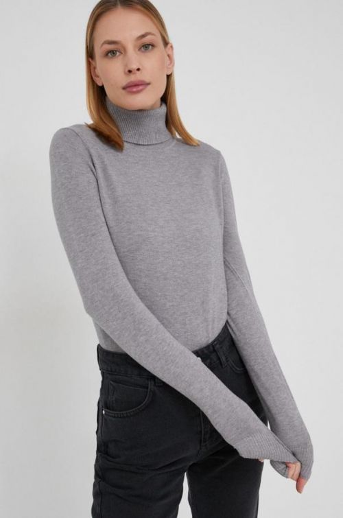 Sveter Answear Lab dámsky, šedá farba