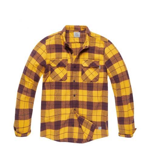Košeľa Vintage Industries Sem  Flannel - žltá, S