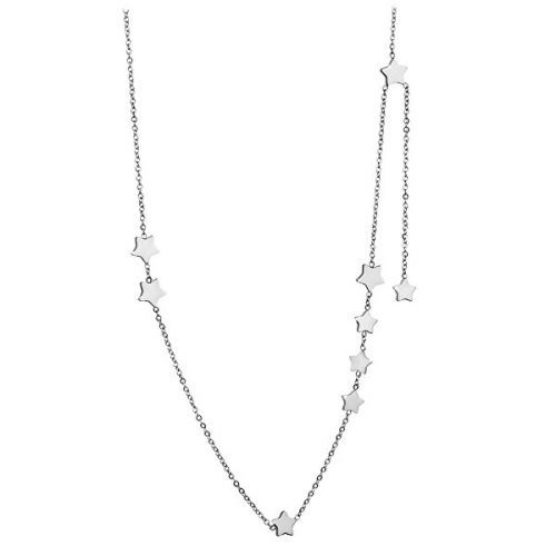 Troli Oceľový náhrdelník s hviezdičkami