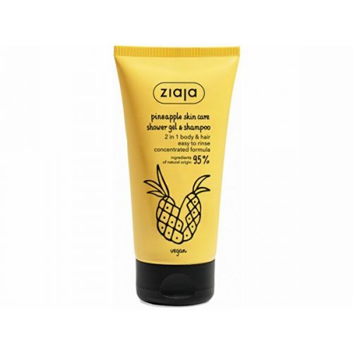 Ziaja Energizujúci sprchový gél & šampón Pineapple Skin Care (Shower Gel & Shampoo) 160 ml