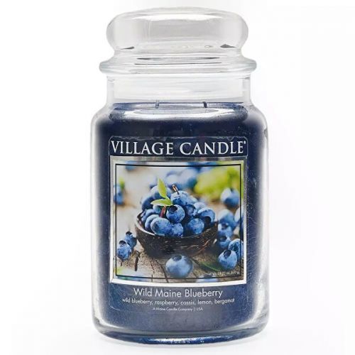 Village Candle Vonná sviečka v skle Wild Maine Blue berry 602 g