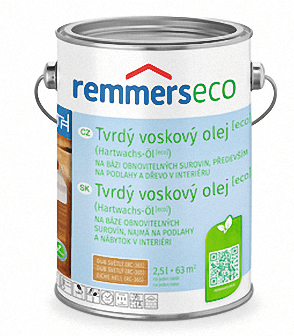 REMMERS - Tvrdý voskový olej ECO REM - weiss 2,5 L