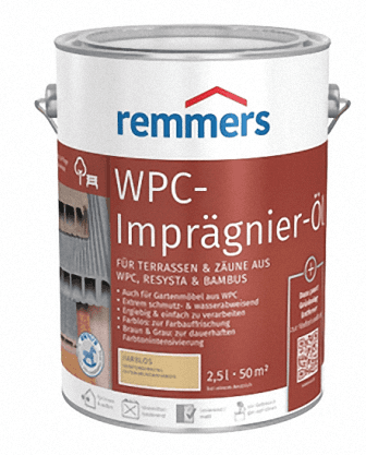REMMERS - Ošetrujúci olej na WPC REM - farblos 2,5 L