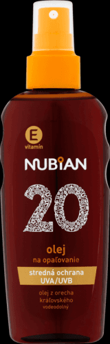 Nubian olej na opaľovanie 150ml OF20