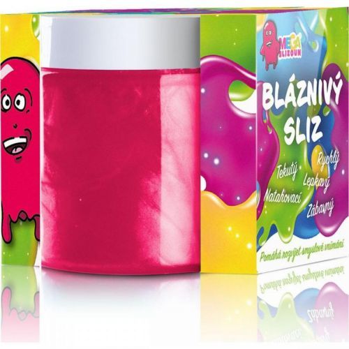 Bubble Factory Megaslizoun bláznivý sliz Crazy Hydro slime ružový s perleťou