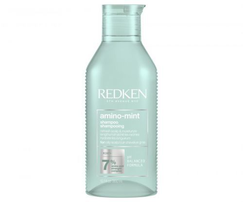 Čistiaci šampón pre citlivú pokožku a rýchlo sa mastiace vlasy Redken Amino Mint - 300 ml + DARČEK ZADARMO