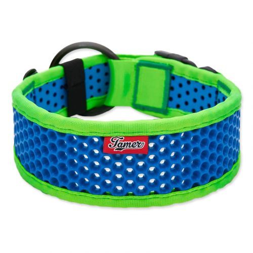Obojek TAMER Softy - 6,3 x 55-61 cm - zelenomodrý