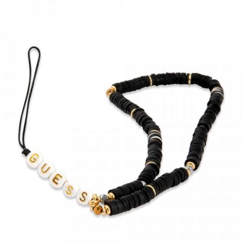 Guess Poutko na Telefon Heishi Beads Black/White