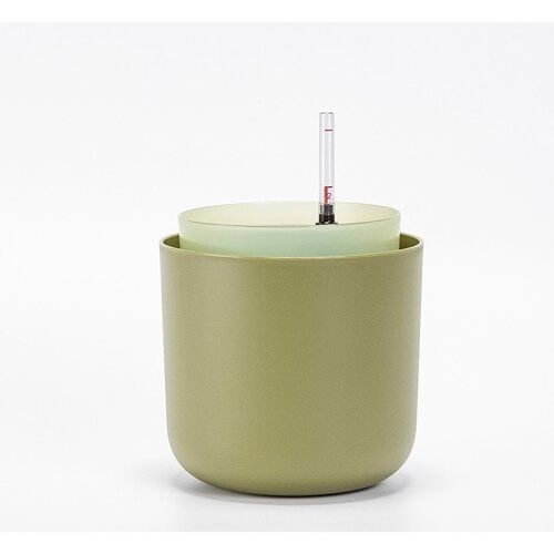 Plastia Samozavlažovací kvetináč Tolita zelená, pr. 16 cm