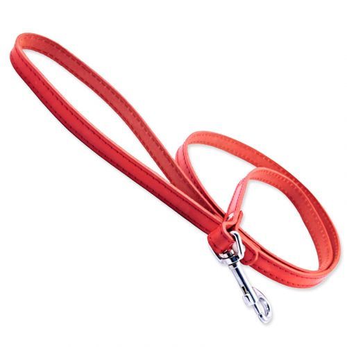 Vodítko TAMER kožené 1,4 / 145 cm červené