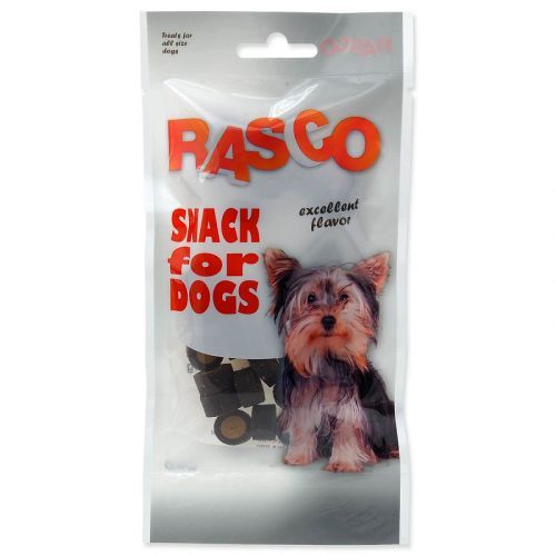Pochoutka RASCO Dog kolečka drůbeží