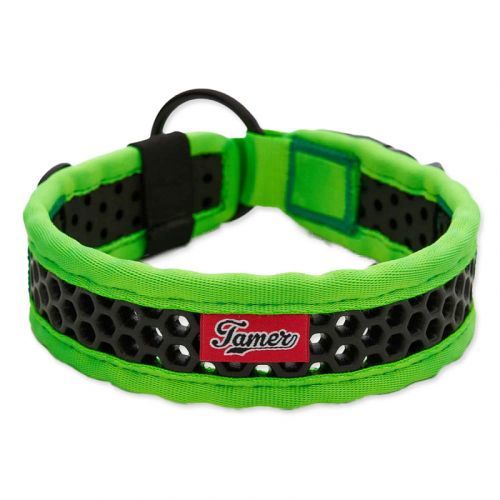 Obojek TAMER Softy - 3,8 x 40-46 cm - zelenočerný