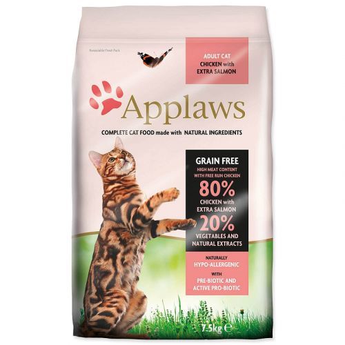 APPLAWS Dry Cat Chicken & Salmon