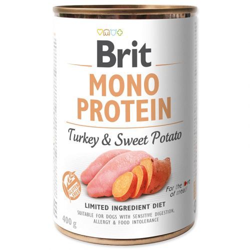 Konzerva BRIT Mono Protein Turkey & Sweet Potato