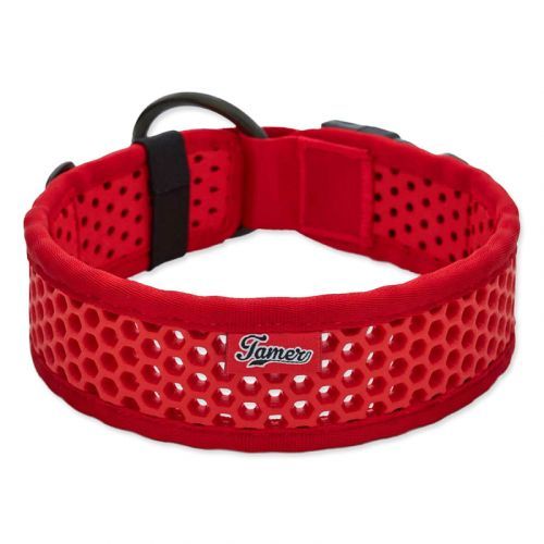 Obojek TAMER Softy - 5,1 x 50-56 cm - červený