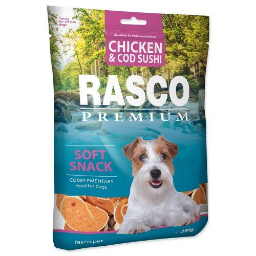 Pochoutka RASCO Premium sushi z tresky a kuřete