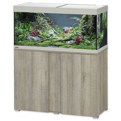Akvárium set se stolkem EHEIM Vivaline LED dub šedé