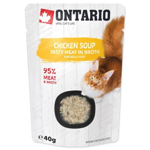 ONTARIO Cat Soup Chicken with vegetables