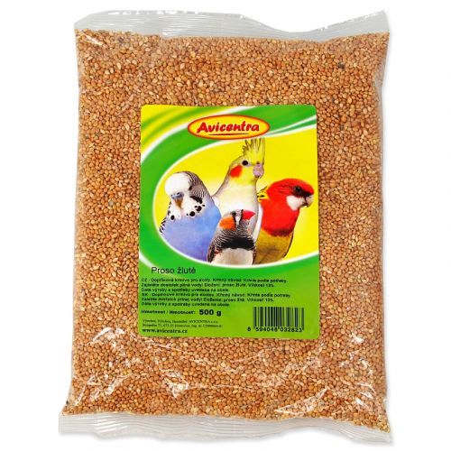 Proso AVICENTRA žluté - KARTON (20ks)