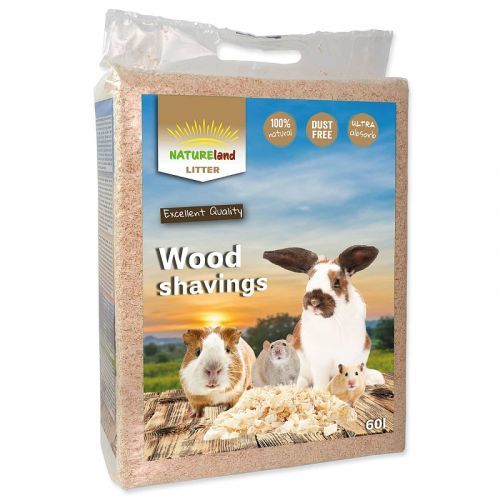 Hobliny NATURE LAND Litter 60L - KARTON (2ks)