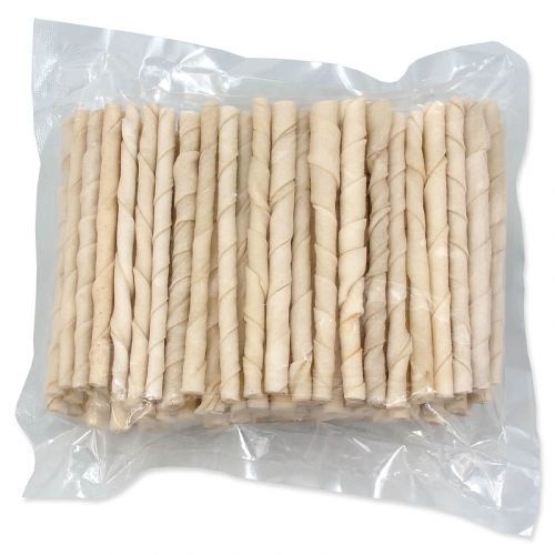 Tyčinky RASCO Dog buvolí kroucené bílé 12,5 cm