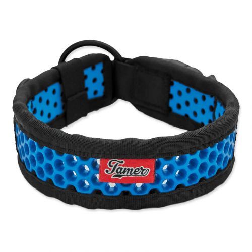 Obojek TAMER Softy - 3,8 x 35-41 cm - černomodrý