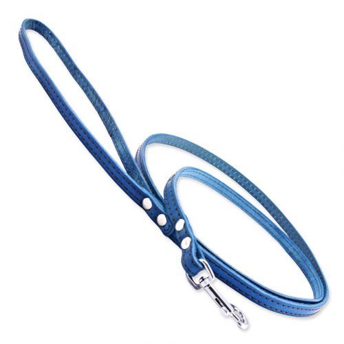 Vodítko TAMER kožené 1,0 / 115 cm tyrkysové