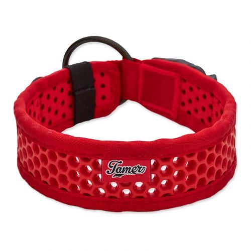 Obojek TAMER Softy - 4,3 x 40-46 cm - červený