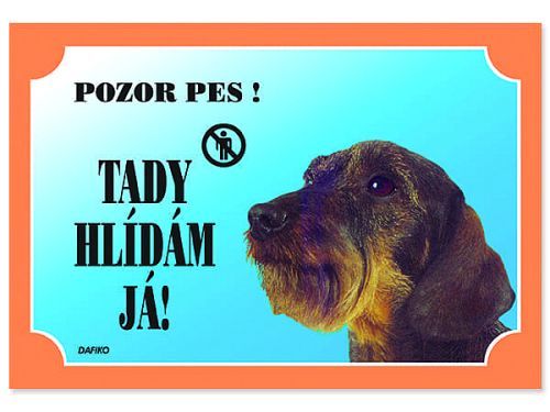 Tabulka DAFIKO jezevčík drsnosrstý