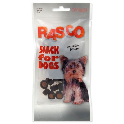 Pochoutka RASCO Dog kolečka lososová