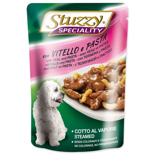 Kapsička STUZZY Dog Speciality telecí + těstoviny