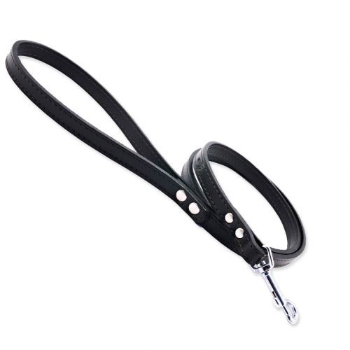 Vodítko TAMER kožené 1,4 / 145 cm černé